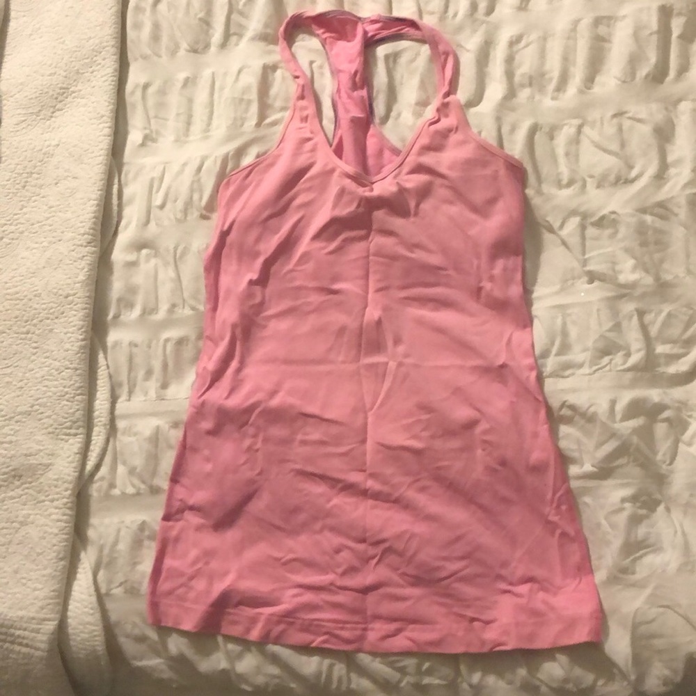 lululemon pink tank top